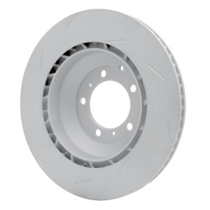 Porsche Panamera Brake Rotor (1) - Left Rear - R1 Concepts - Slotted Carbon Alloy GeoMET - `18-`23